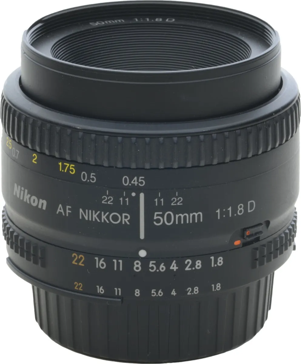 Objetiva Nikon 50mm 1.8 Af d Novinha USADO Fotoglobal