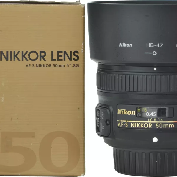 Objetiva Nikon 50mm 1:1.8g Afs Dx Novíssima Nota 10 ! - USADO