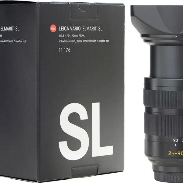 Objetiva Leica Sl Zoom 24-90mm Nova Na Caixa Leica Sl Preto