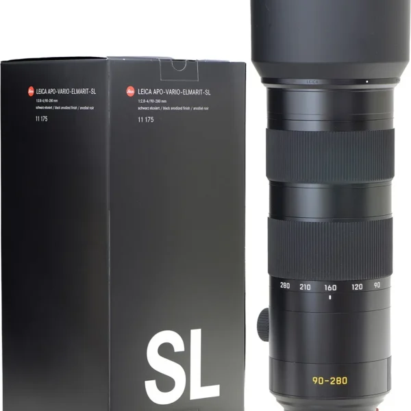Objetiva Leica Sl 90-280mm Nova Na Caixa Leica Sl Preto