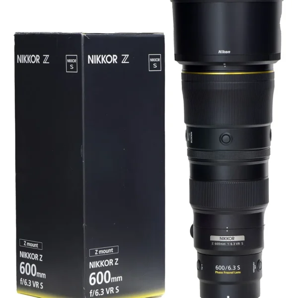 Objetiva Nikon Z 600mm 6.3 Vr S Pronta Entreg Desc 10% Vista Nikon Z Preto