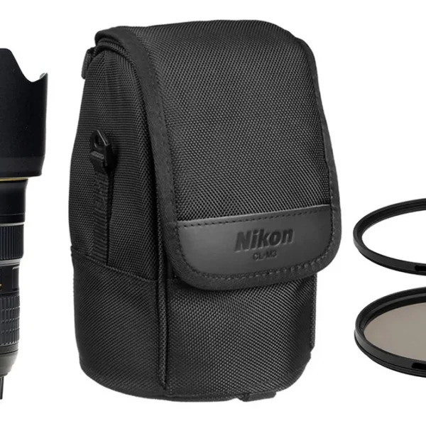 Objetiva Nikon Zoom 24-70mm 2.8g Afs Ed N +2 Filtros Nota 10 Nikon Preto (Usado)