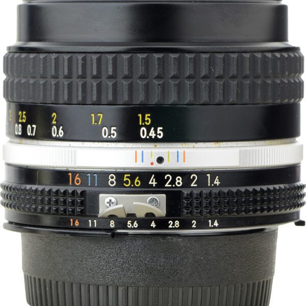 Objetiva Nikon 50mm 1:1.4 Mecânica Novinha E Perfeita !