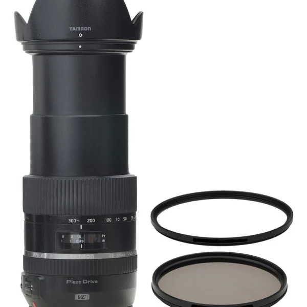 Lente Para Canon Ef 28-300mm F/3.5-6.3 Di Vc Pzd + 2 Filtros Canon Ef Preto (Usado)