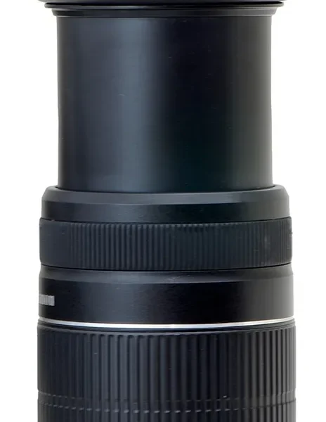 Objetiva Canon Zoom 55-250mm Efs Is Ii + Parasol Canon Ef-s Preto (Usado)