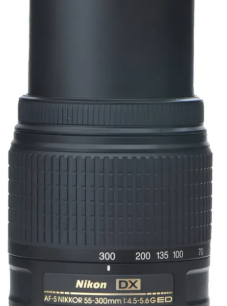 Objetiva Nikon 55-300mm Vr Afs Nota 10 + Parasol Preto (Usado)