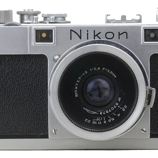 Nikon S Com Objetiva - Raridade - Funcionando Direitinho Prateado (Usado)