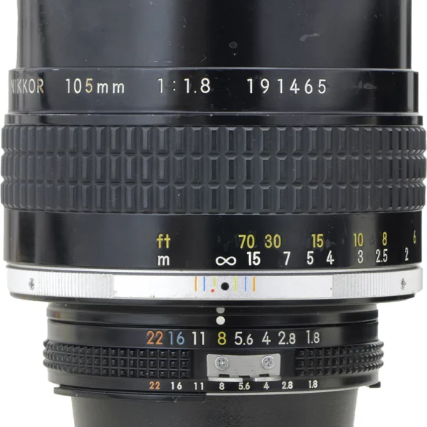 Objetiva Nikon 105mm 1.8 Mecânica - Perfeita Sem Fungos Preto (Usado)