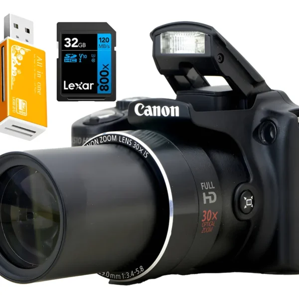 Canon Sx510hs Zoom 30x = 24-720mm + 32gb Com Wi-fi Novinha !(Usado)