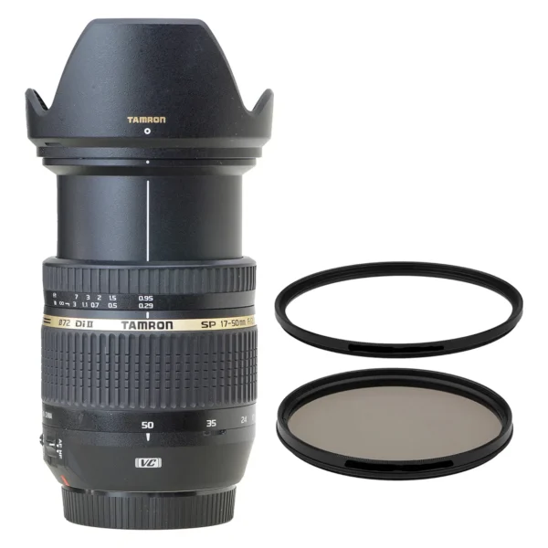 Objetiva Tamron Para Canon 17-50mm 2.8 + 2 Filtros Zerada ! Canon Ef-s Preto (Usado)