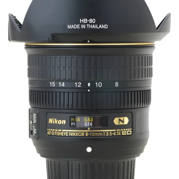 Objetiva Nikon 8-15mm Afs Ed E Ed Zerada Impecável Fullframe Nikon Preto (Usado)