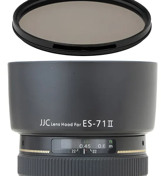 Objetiva Canon 50mm 1.1.4 Af Novinha + 2 Filtros De Brinde Preto Canon Ef (Usado)