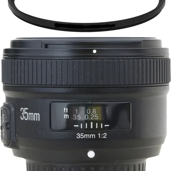 Objetiva Para Nikon Fullframe 35mm 2.0 Autofocus + Filtro Nikon Preto (Usado)