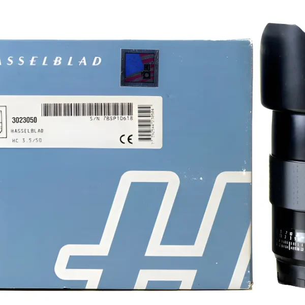 Objetiva Hasselblad H 50mm 3.5 Com Parasol E Caixa Hasselblad H Cinza-Escuro (Usado)