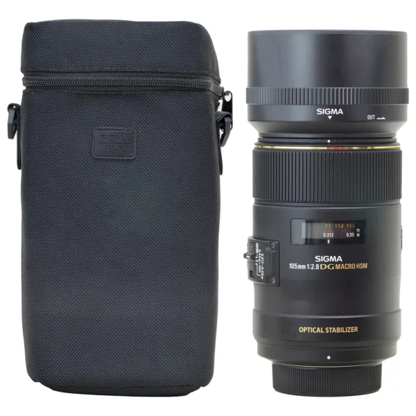 Lente Sigma 105mm 2.8 Ex Dg Os Hsm Macro P/ Nikon Estabiliza Nikon F Preto (Usado)