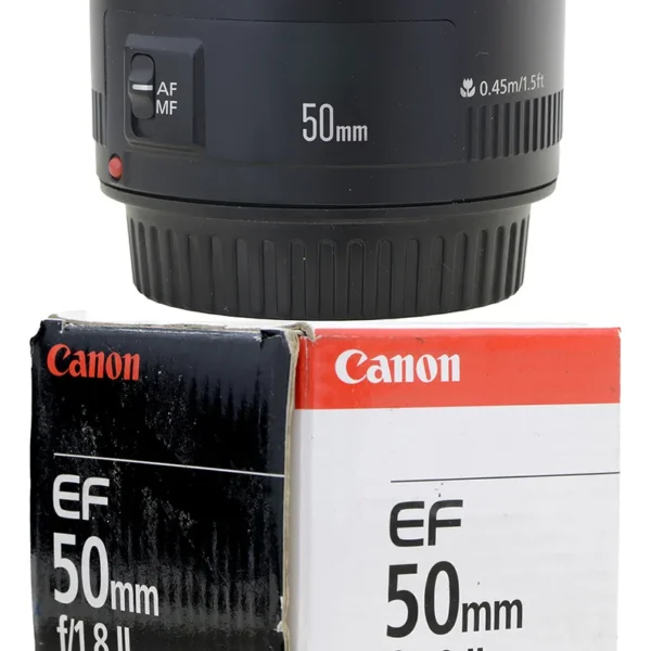 Objetiva Canon 50mm 1.8 Af Perfeita E Sem Fungos Canon Ef Preto (Usado)
