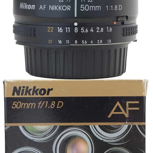 Objetiva Nikon 50mm 1.8 AF-D Novinha
