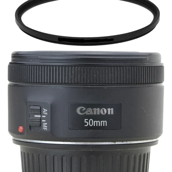 Objetiva Canon 50mm 1.8 Stm Novinha + Filtro Proteção Canon Ef Preto (Usado)