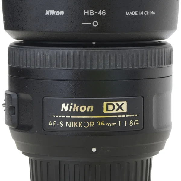 Lente Nikon 35mm 1.8 Afs + Parasol + Filtro - Novinha Nikon Preto (Usado)