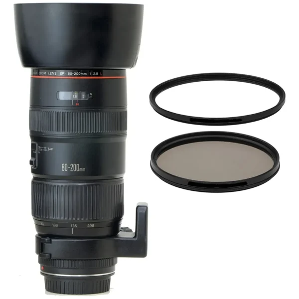 Objetiva Canon 80-200mm 2.8 L Af Ef Perfeita + 2 Filtros (Usado)