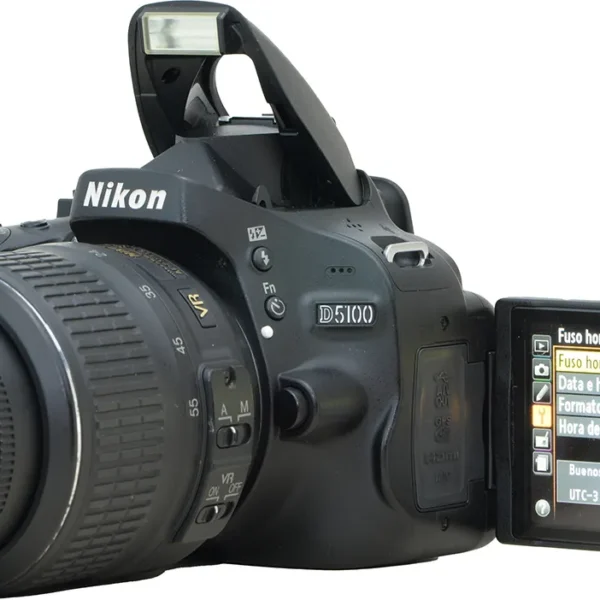 Nikon D5100 + Zoom 18-55mm + 16gb + Bolsa Só 13.900 Cliques (Usado)