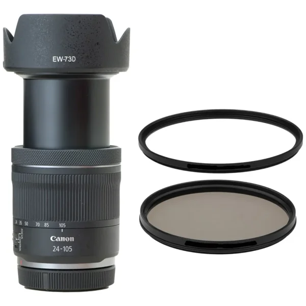 Objetiva Canon Rf 24-105mm Stm + 2 Filtros Novinha (Usado)