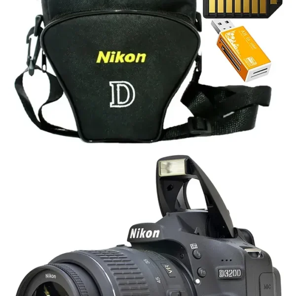 Nikon D3200 +18-55mm +bolsa +16gb Só 9.950 Cliques Nota 10 ! (Usado)