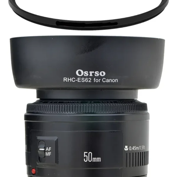 Objetiva Canon 50mm 1.8 Af Ef + Filtro De Proteção, Novinha (Usado)