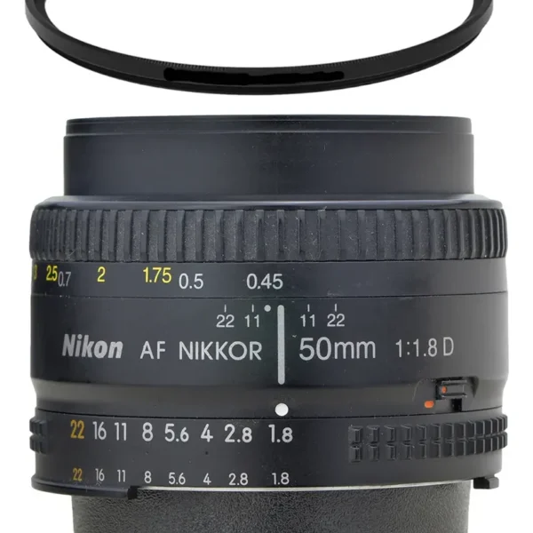 Objetiva Nikon 50mm 1.1.8 Af-d Novinha E Perfeita + Filtro Nikon F (Usado)
