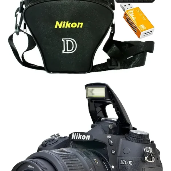 Nikon D7000 +18-55mm +16gb +bolsa Novinha ! Só 29400 Cliques (Usado)