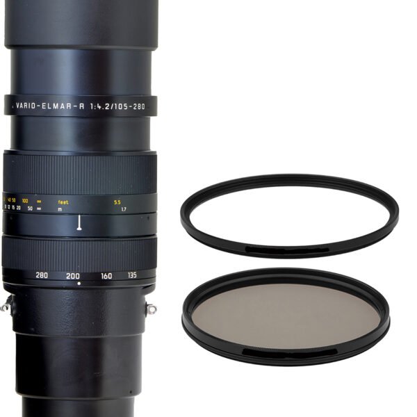 Objetiva Leica R Zoom 105-280mm 4.2 Vario Elmar + 2 Filtros